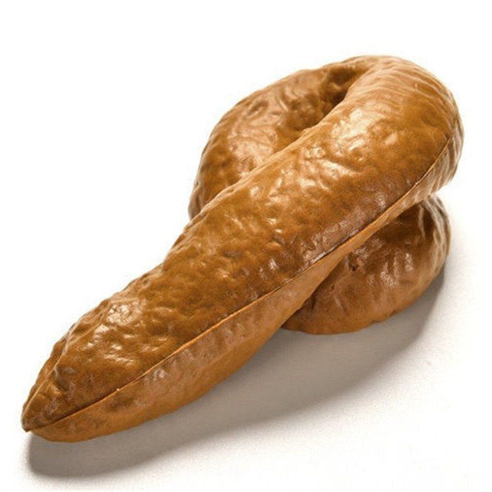 

Funny Joke Tricky Toys Mischief Turd Gag Gift Realistic Shits Poop, Ginger brown