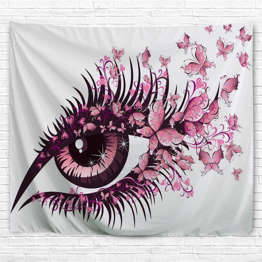 

Butterfly Eyes 3D Printing Home Wall Hanging Tapestry for Decoration, Multi-a