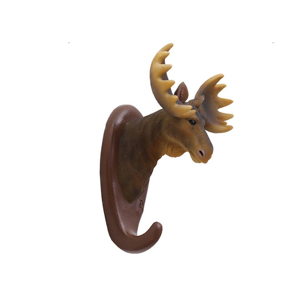 

Creative Animal Home Decoration Resin Handicraft Wall Hook, Brown bear