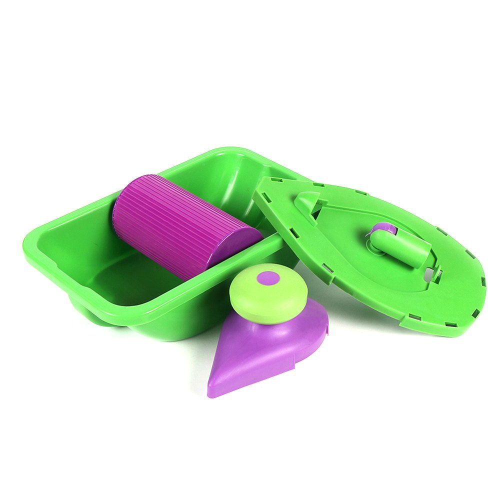 

Multifunctional Paint Roller Tray Sponge Set Home Coloring Brush Tool, Green