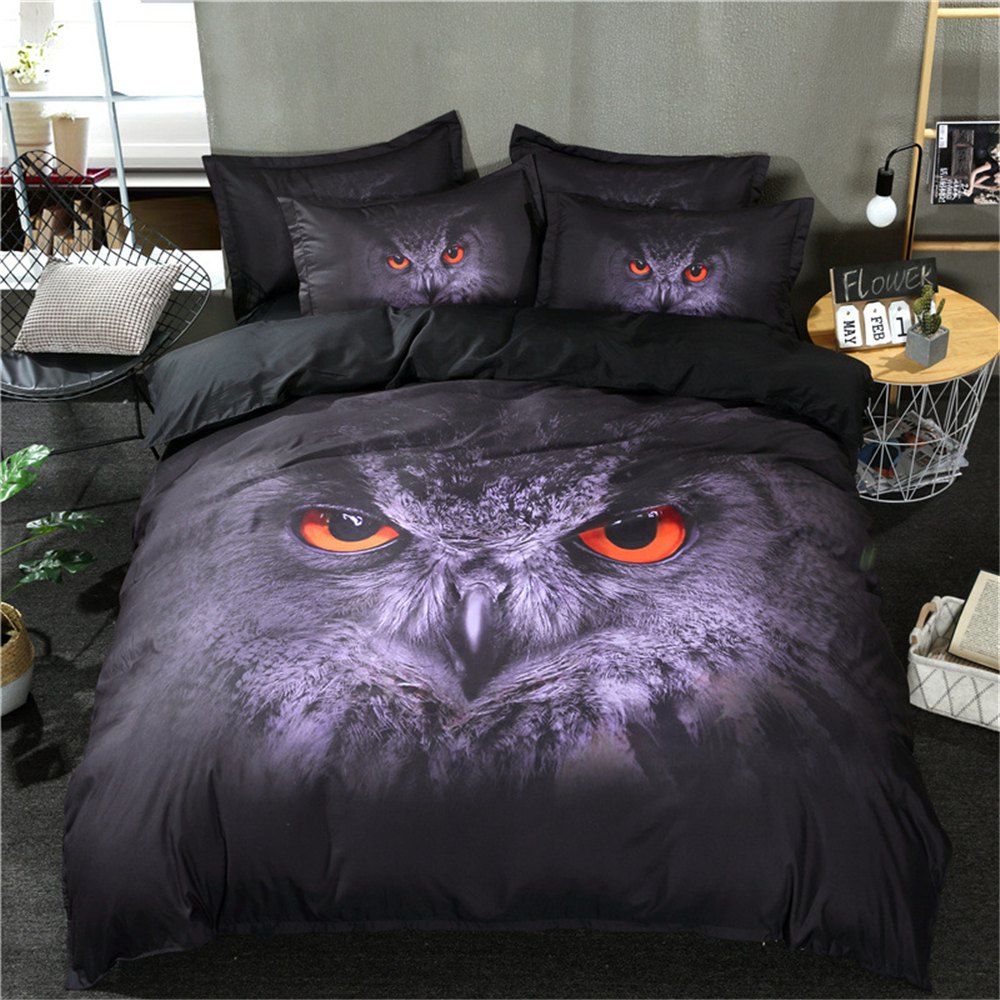 

3D Starry Wolf Bedding Sets, Multi-b