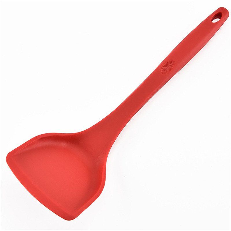 

Chinese Style Silicone Non-Stick Pan High Temperature Resistant Spatula, Ruby red