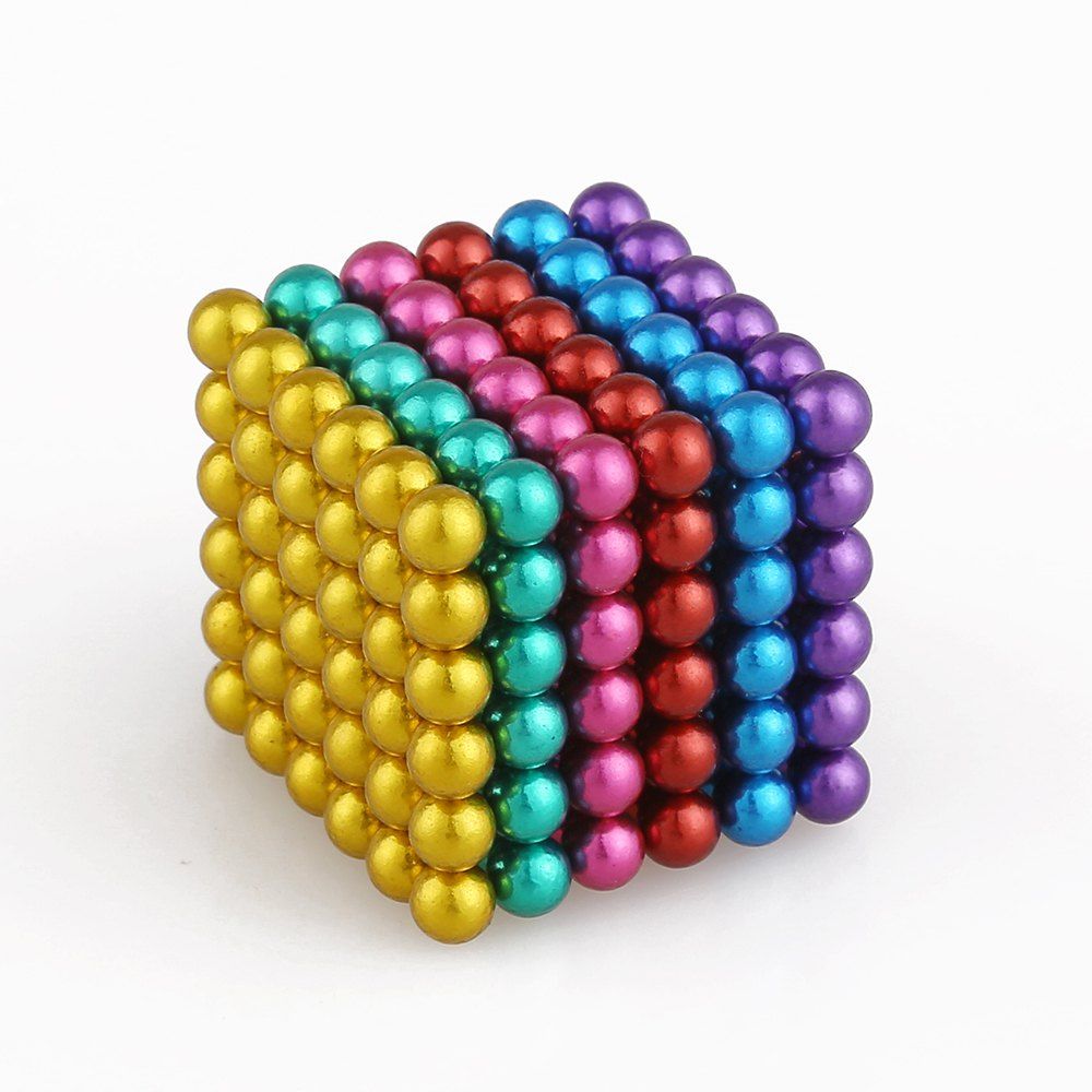 

5mm Colorful Magnetic Ball Intelligence Toys 216PCS, Multi