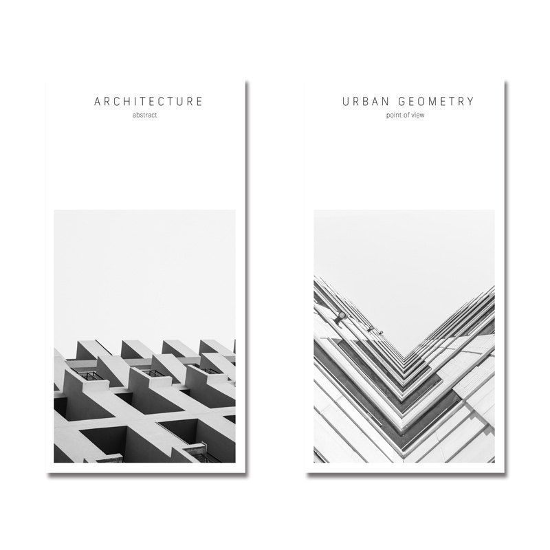 

DYC11206 - bc-10-625-627 2PCS Fashion Architecture Print Art, Multi