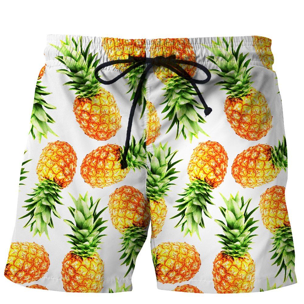 

Men's Summer 3D Casual Beach Quick Drying Swim Shorts, Multi-d