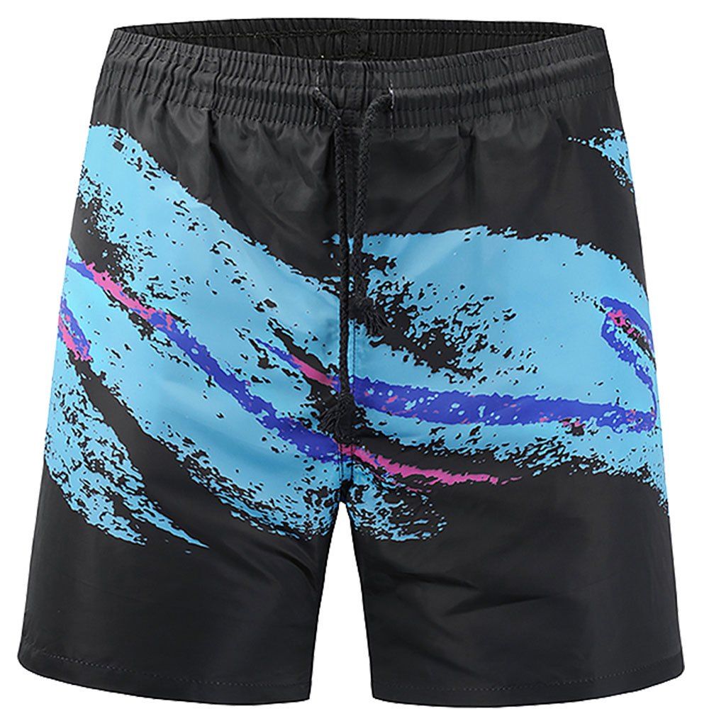 

Men's Summer 3D Casual Beach Quick Drying Swim Shorts, Multi-k