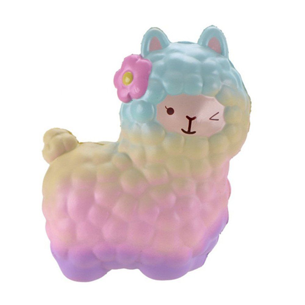 

Jumbo Squishy Alpaca Toys Squishies Slow Rising Toys, Multi-a