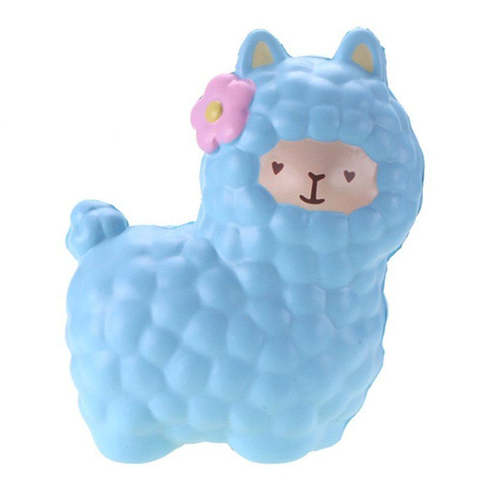 

Jumbo Squishy Alpaca Toys Squishies Slow Rising Toys, Jeans blue