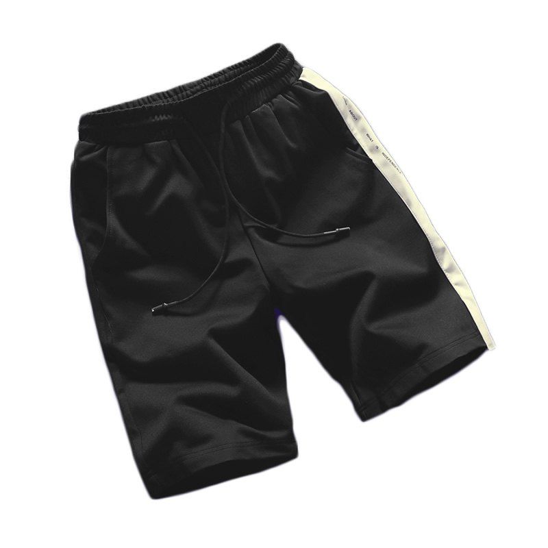

Men's Summer Simple Lacing Shorts, Black