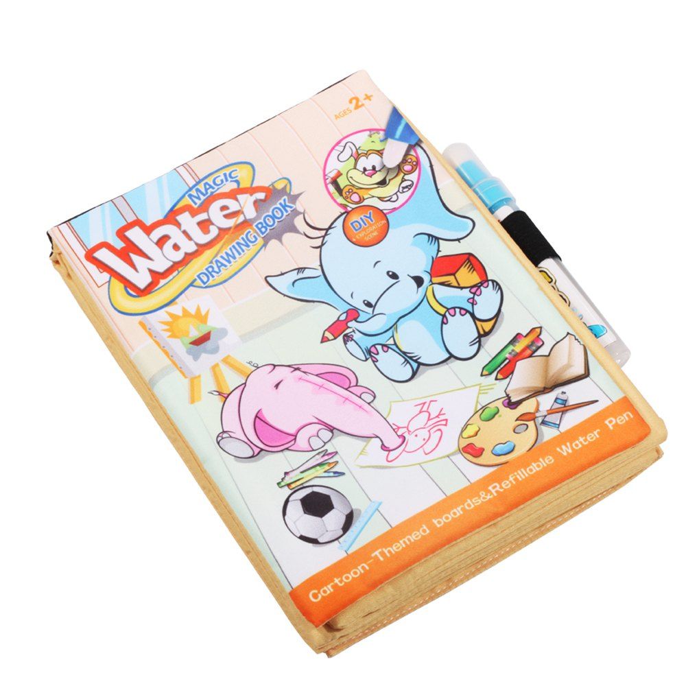 

Children Early Education Educational Water Magic Graffiti Cloth Book, Blanched almond