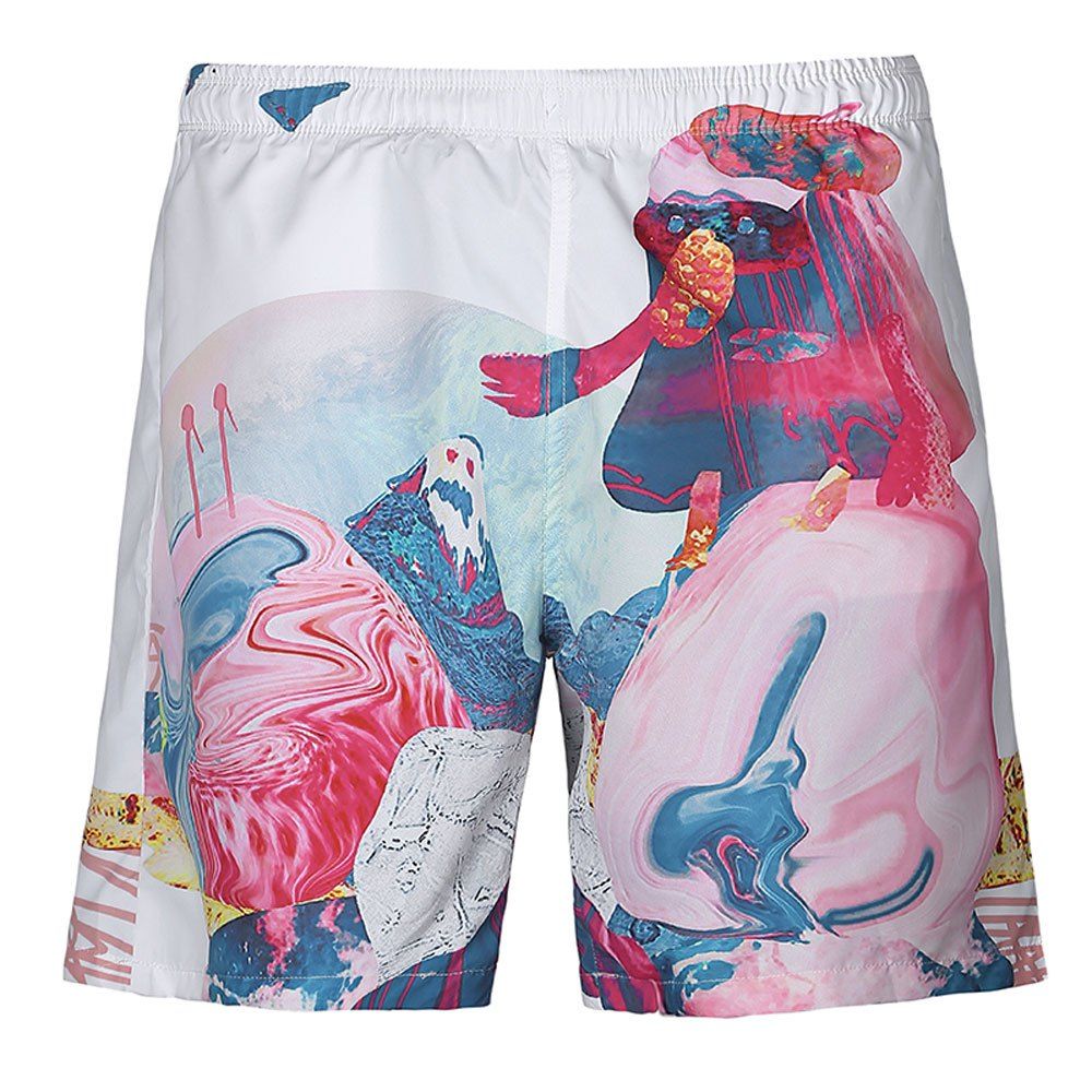 

Men's Summer Casual Beach Quick Dry Loose Swimming Trunks, Multi-a