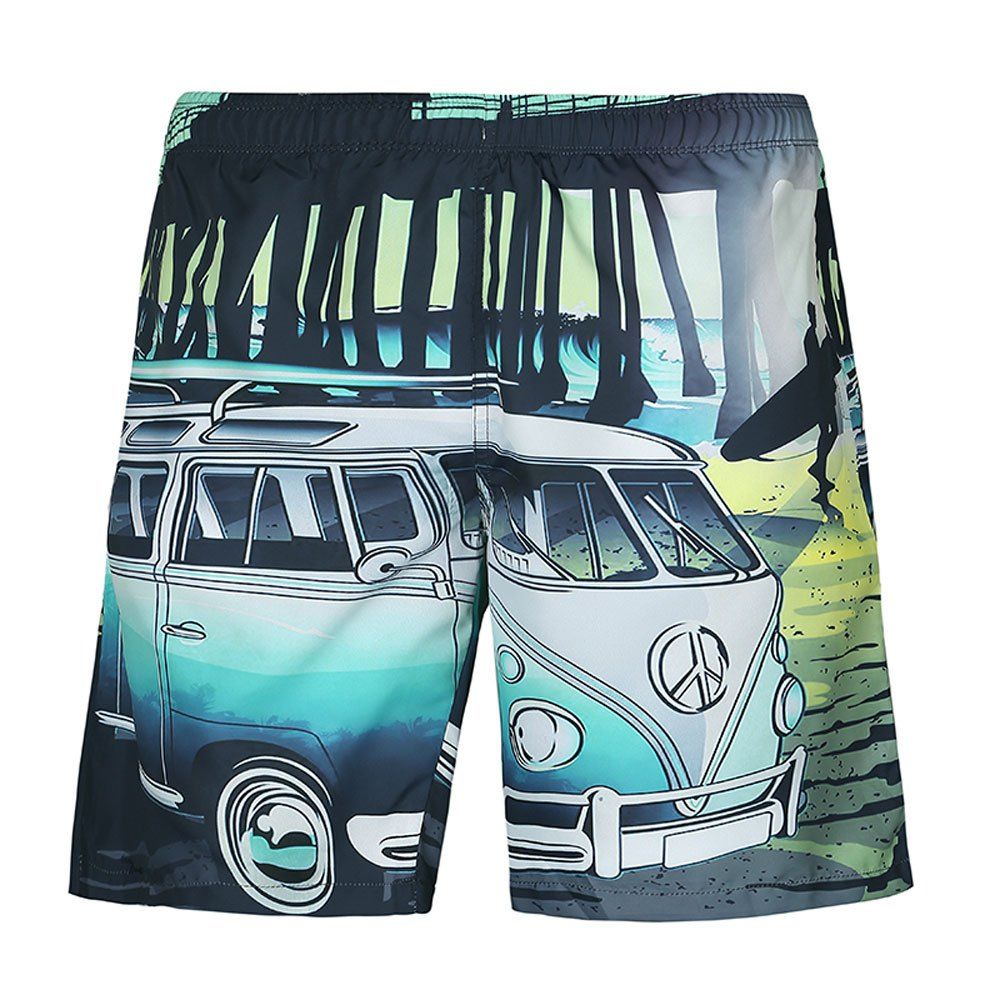 

Men's Summer Casual Beach Quick Dry Loose Swimming Trunks, Multi-m