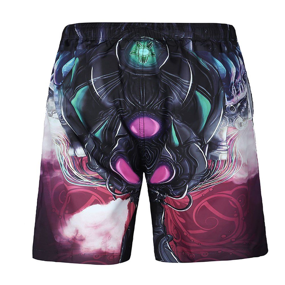 

Men's Summer Casual Beach Quick Dry Loose Swimming Trunks, Multi-p