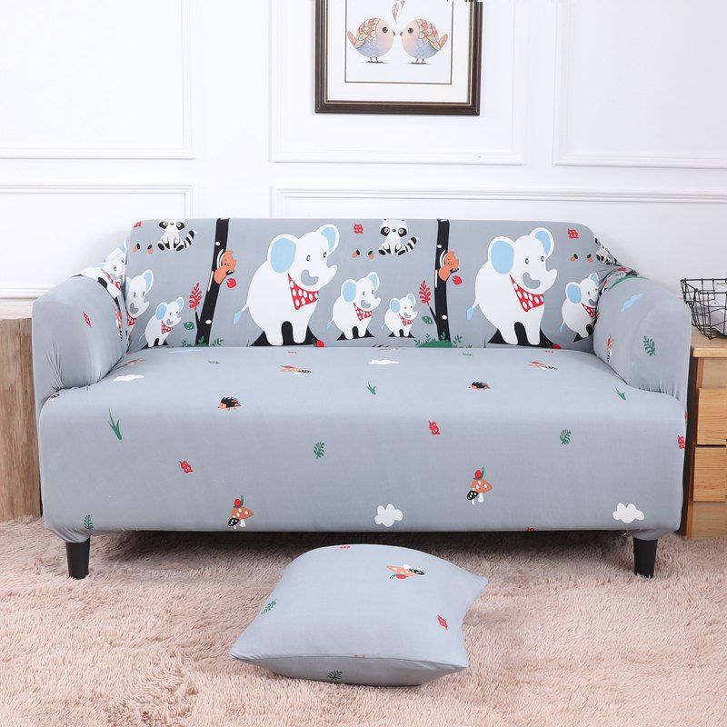 

All-Purpose Cartoon Sofa Cover for Four Seasons, Multi-c