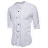 Chemises à manches courtes pour hommes - Blanc XL