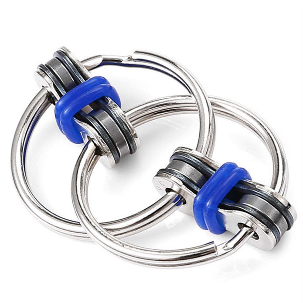 

Flippy Chain Fidget Toy for Adults and Kids, Navy blue