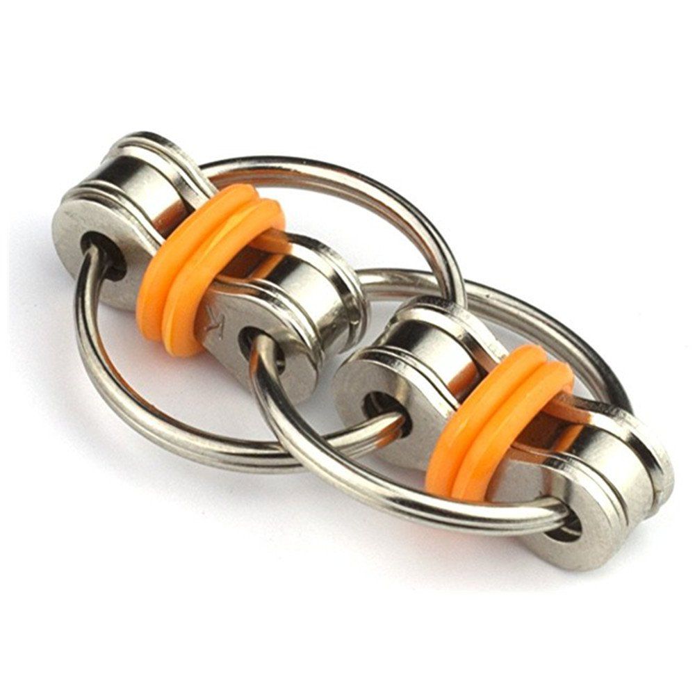 

Flippy Chain Fidget Toy for Adults and Kids, Saffron