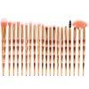 Brosse de maquillage de poignée de diamant 20pcs - multicolor C 