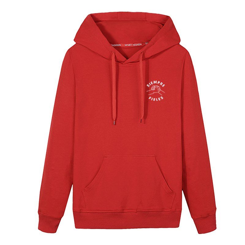 

Men's Fall Fashion Hoodie, Red