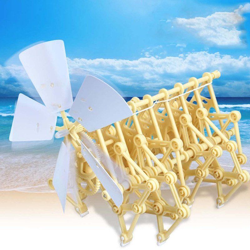 

Creature Puzzle Wind Powered DIY Model Toys, Warm white