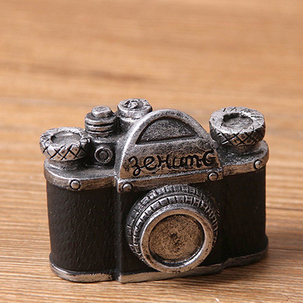 

Vintage Creative Living Room Crafts Mini Resin Decoration, Midnight black