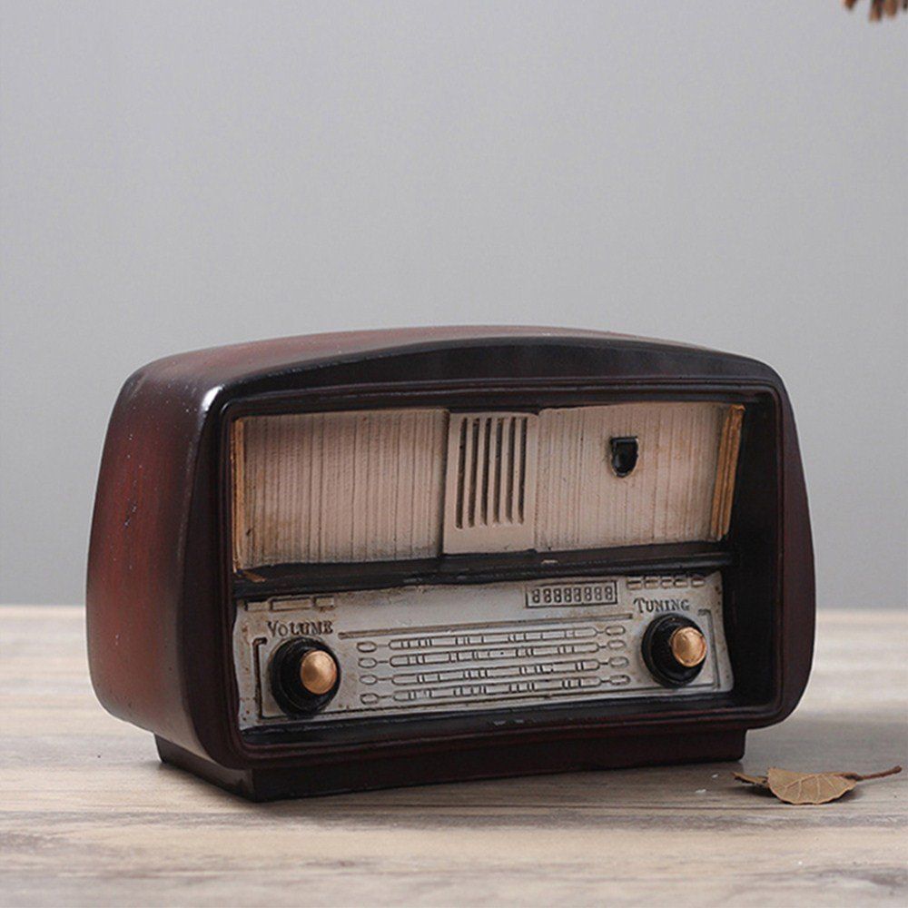 

Vintage Old Fashioned Radio Craft Ornaments, Burgundy