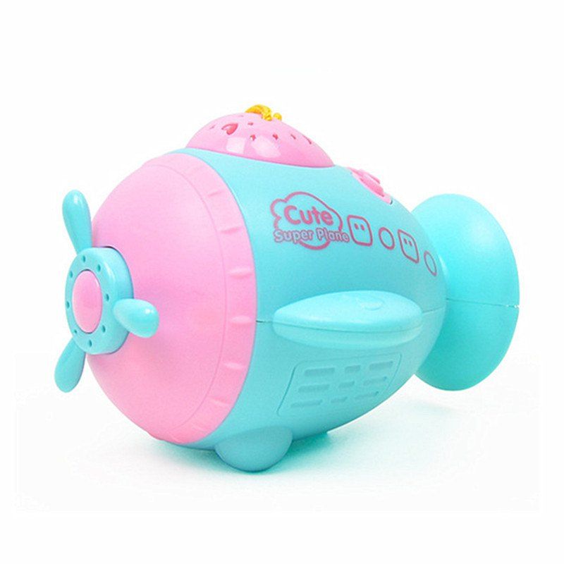 

Multi-function Comfort Small Aircraft Baby Projection Story Machine, Electric blue
