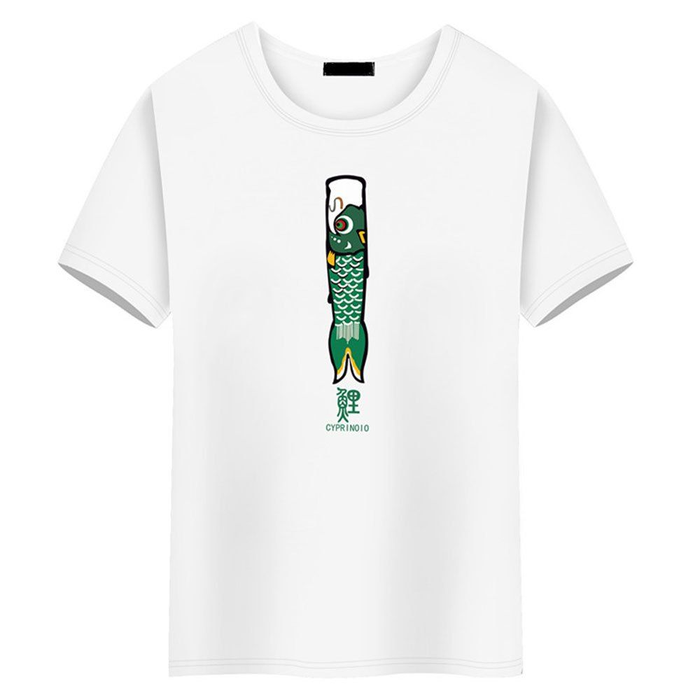 

Mens Pattern Blouse T-shirt, White