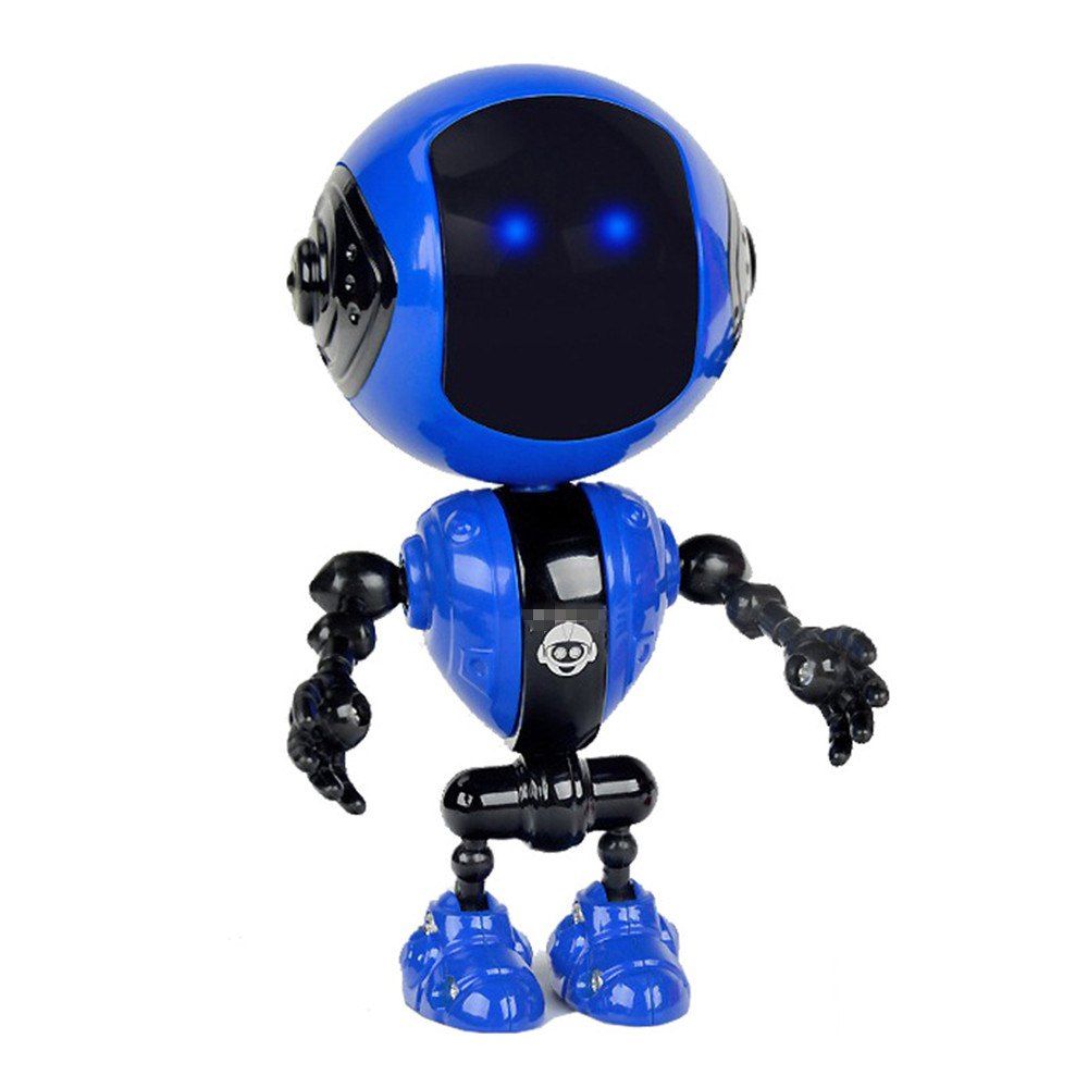 

Mini Alloy Robot Intelligent Smart Robot, Blue