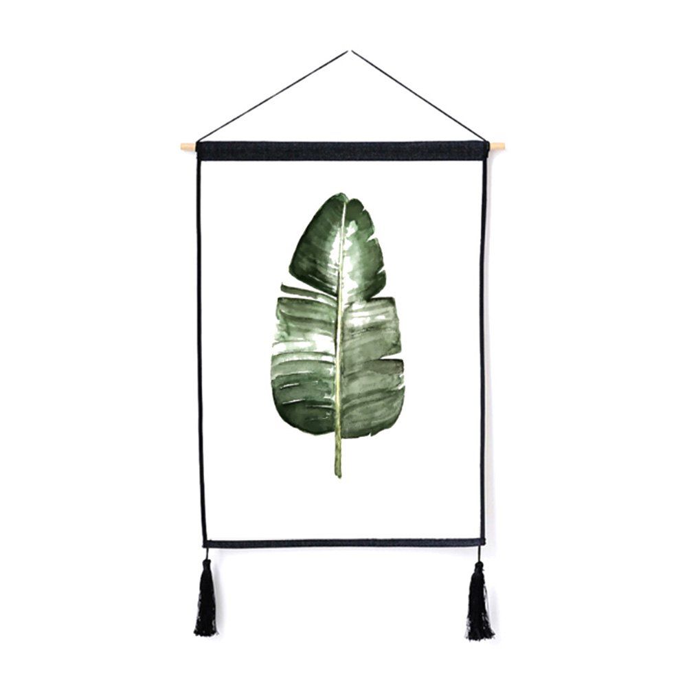 

Fashion Plant Decoration Hanging Cloth Print, Camouflage green