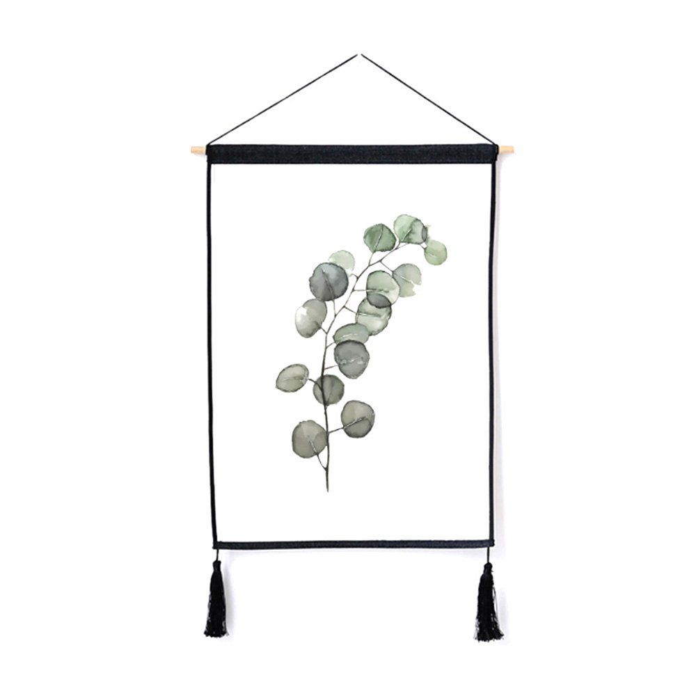 

Fashion Plant Decoration Hanging Cloth Print, Hazel green