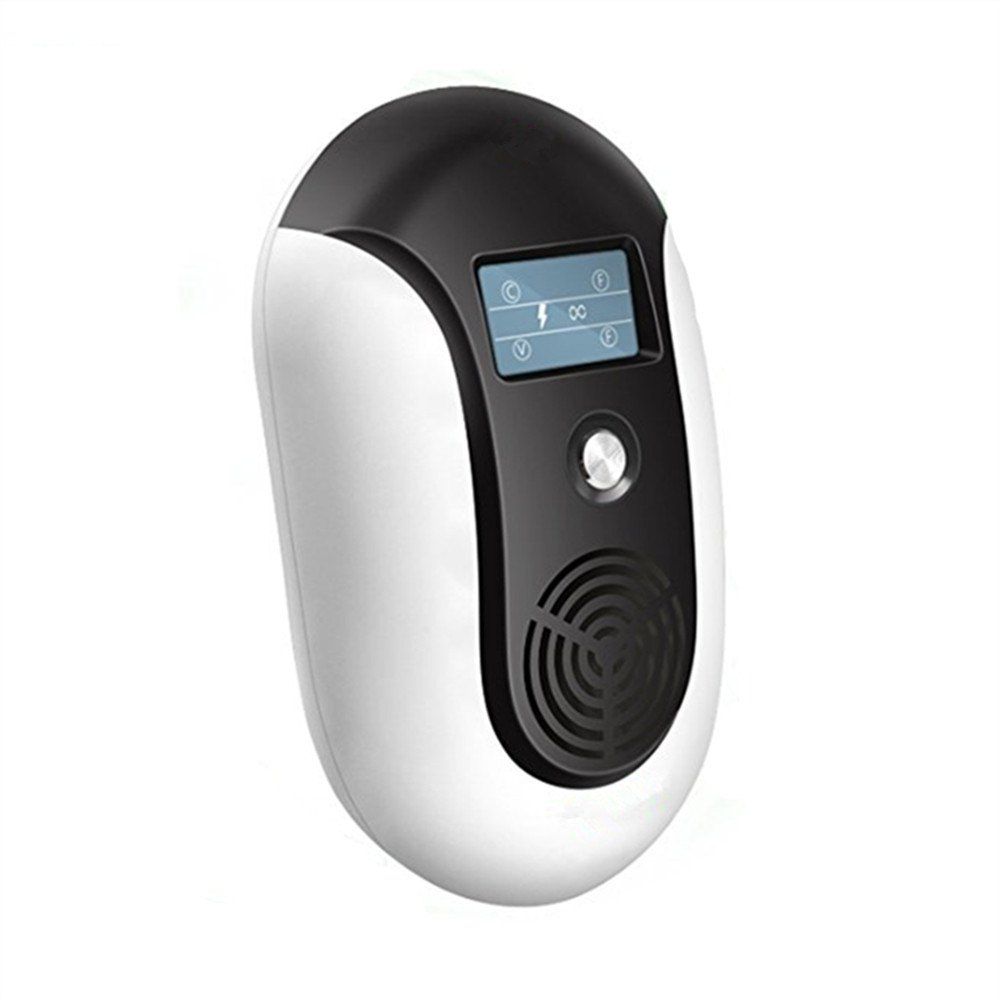 

Ultrasound Pest Control Indoor Outdoor Smart Bug Repellent for Mosquito, Black