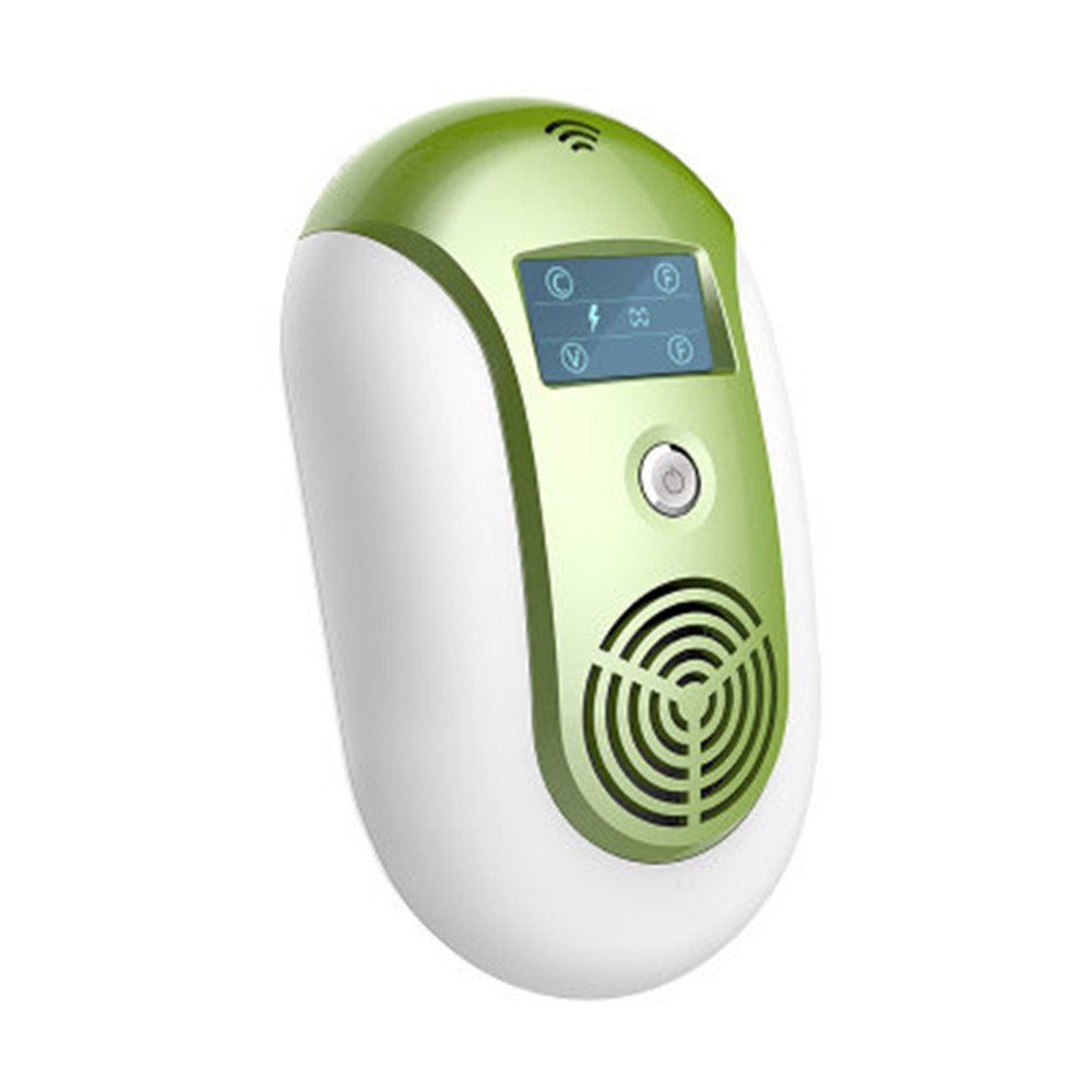 

Ultrasound Pest Control Indoor Outdoor Smart Bug Repellent for Mosquito, Green