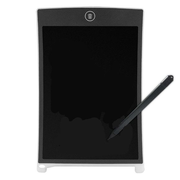 8.5 Inches LCD Digital Writing Tablet Portable Electronic Graphics Board - WHITE 
