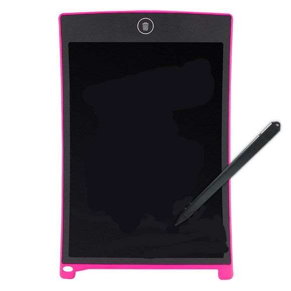 8.5 Inches LCD Digital Writing Tablet Portable Electronic Graphics Board - PALE VIOLET RED 
