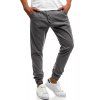 2018 nouveaux hommes de la mode bouton couture joker pantalon décontracté en coton - Gris XL