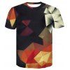 Personnalité à manches courtes de l'été 3D impression T-shirt Lingge - multicolor B 4XL