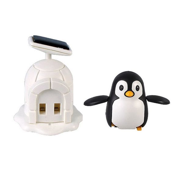 Bricolage énergie solaire Penguin éducation vie protection de l'environnement jouet - Blanc 