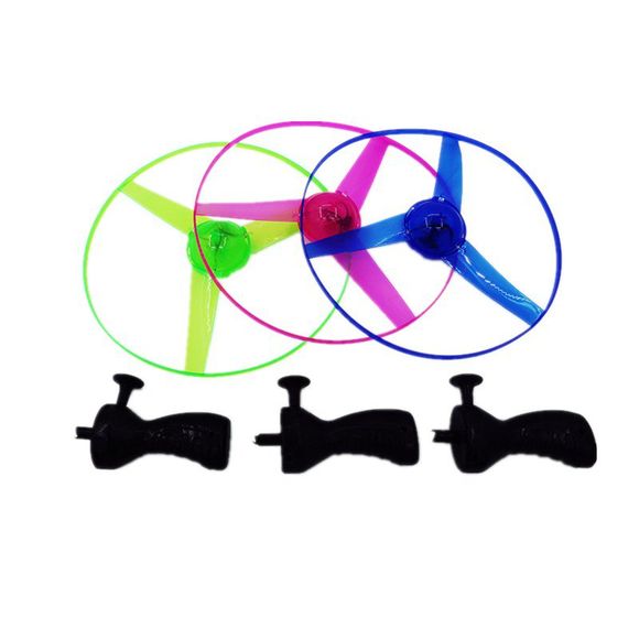 Les flèches légères volantes soucoupe extérieure jouets 3PCS - multicolor A 