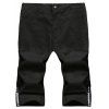 Pantalons décontractés de la mode des hommes de grande taille pantalons décontractés - Noir 4XL