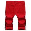 Pantalons décontractés de la mode des hommes de grande taille pantalons décontractés - Rouge L