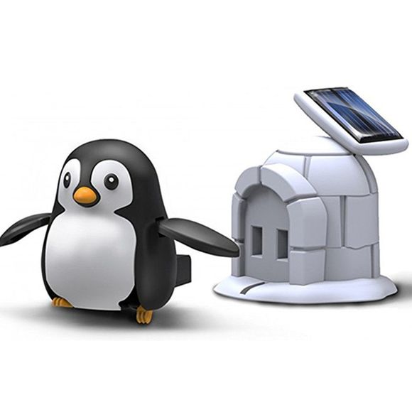 Jouet de pingouin solaire bricolage créatif - multicolor A 