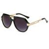 SENLAN 68434 Classic Sunglasses UV400 pour Hommes - Noir 