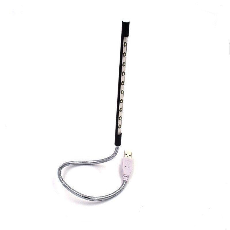 

USB Computer LED Power Bank Light, Black