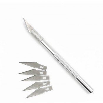  6pcs Blade Fruit Sculpting Knife Gum Paste Carving Cake Decorating Tools 