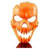 Horror Pumpkin Party Bar Discothèque Scared masque en plastique - Jaune Soleil 