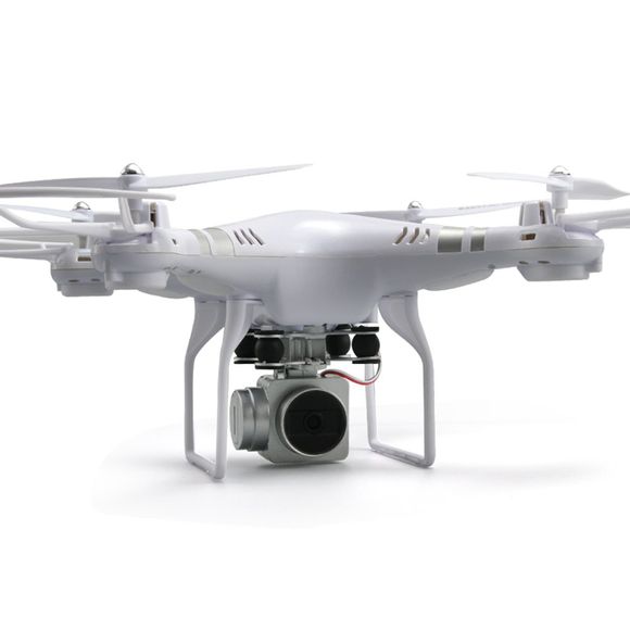 Drone RC avec Appareil Photo WiFi avec 0.3MP HD / Tient la Hauteur / Une Touche MODE - Blanc 