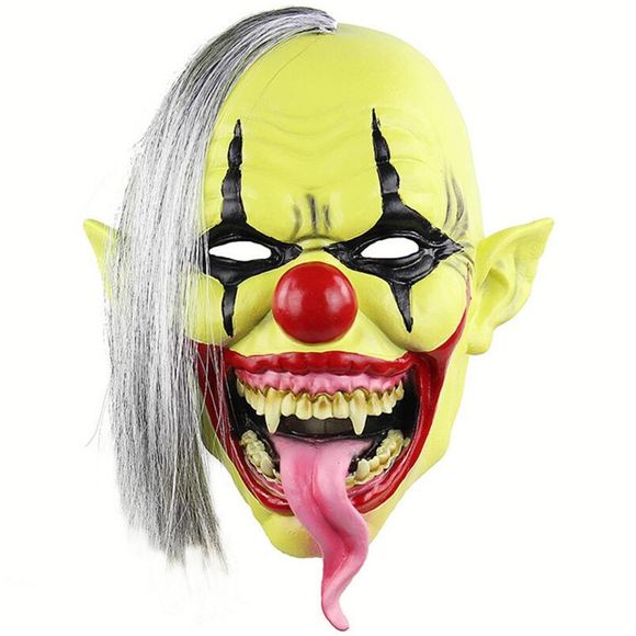 Masque de clown de visage de Halloween de haute qualité d'horreur d'Halloween - Vert Thé 