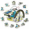 Robot Jouets Solaires de Technologie Délicat 13 en 1 - multicolor A 
