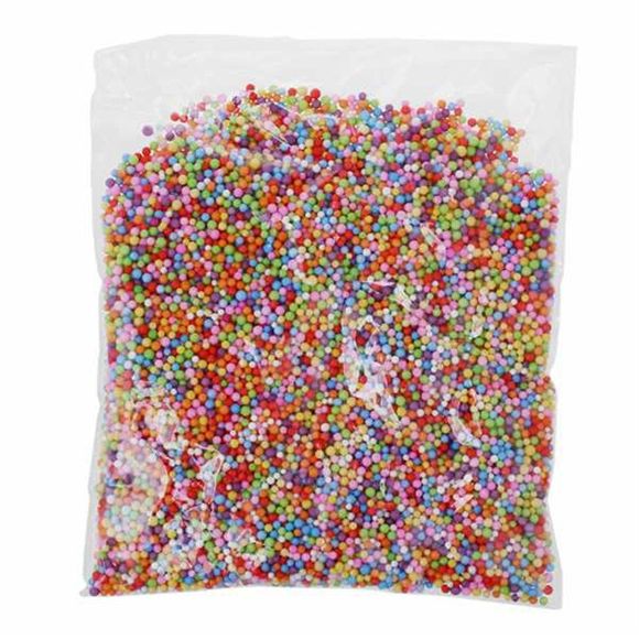 Mousse de remplissage en mousse de polystyrène Mini perles billes décoration bricolage 130g - multicolor 